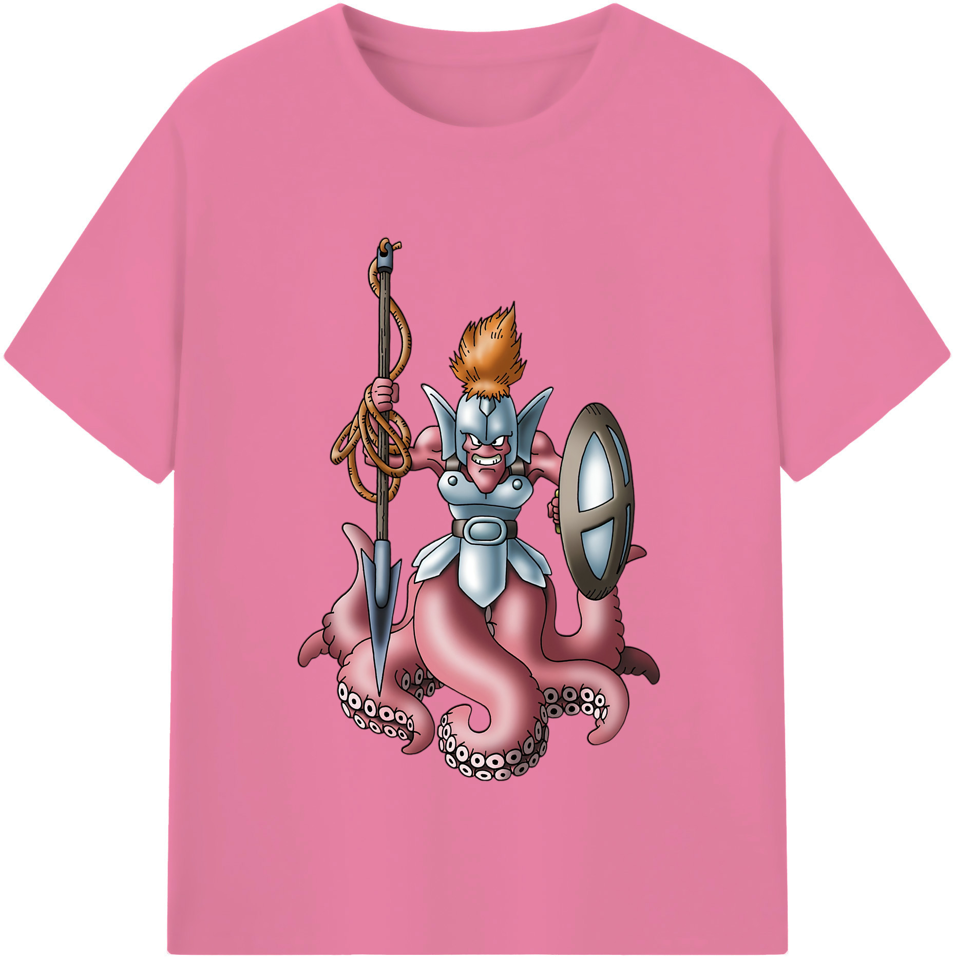 （画像用） ドラゴンクエスト Doragon Kuesuto Dragon Quest 綿100％半袖Tシャツ（フロントプリント）
